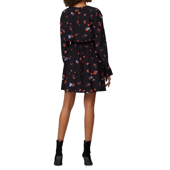 Jason Wu Silk Floral Blouson Dress, Sz 8 - Picture 3 of 11